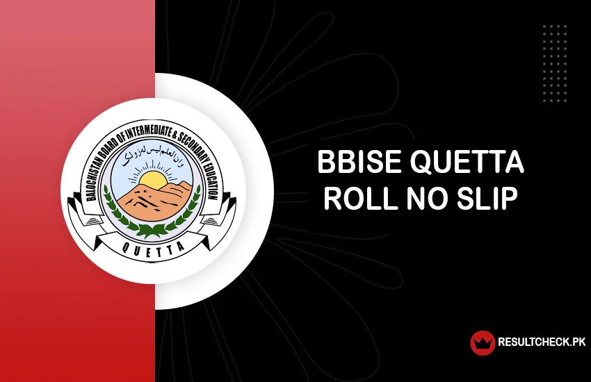 BBISE Quetta Roll No Slip